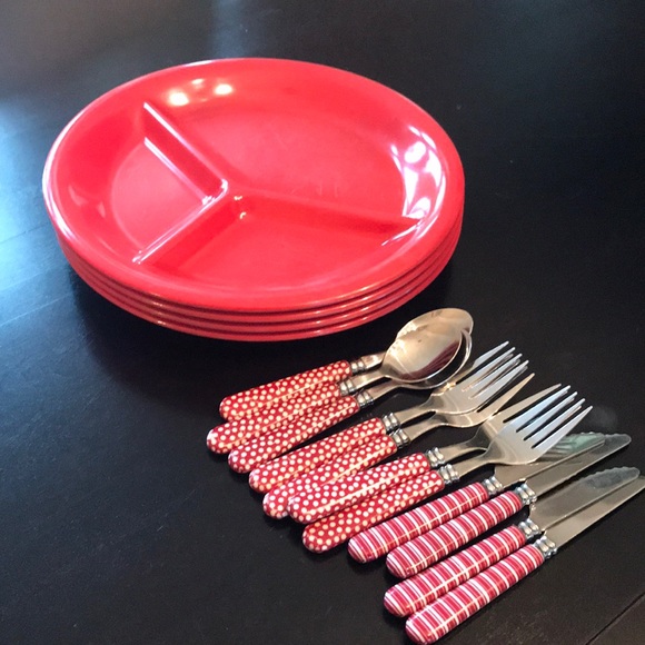 Pottery Barn Kids Party Supplies Plates And Silverware Poshmark